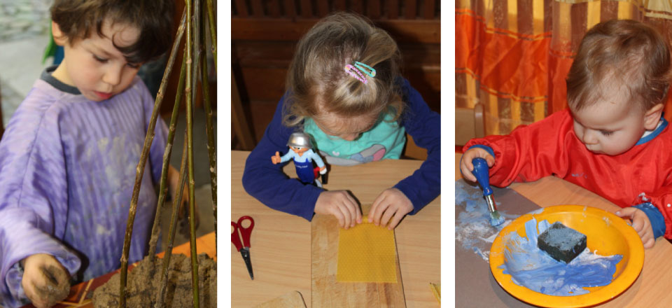 Kreativ arbeiten im Atelier